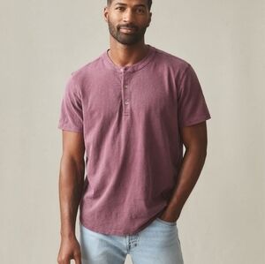 American Giant Broken-In Premium Slub Short Sleeve Henley